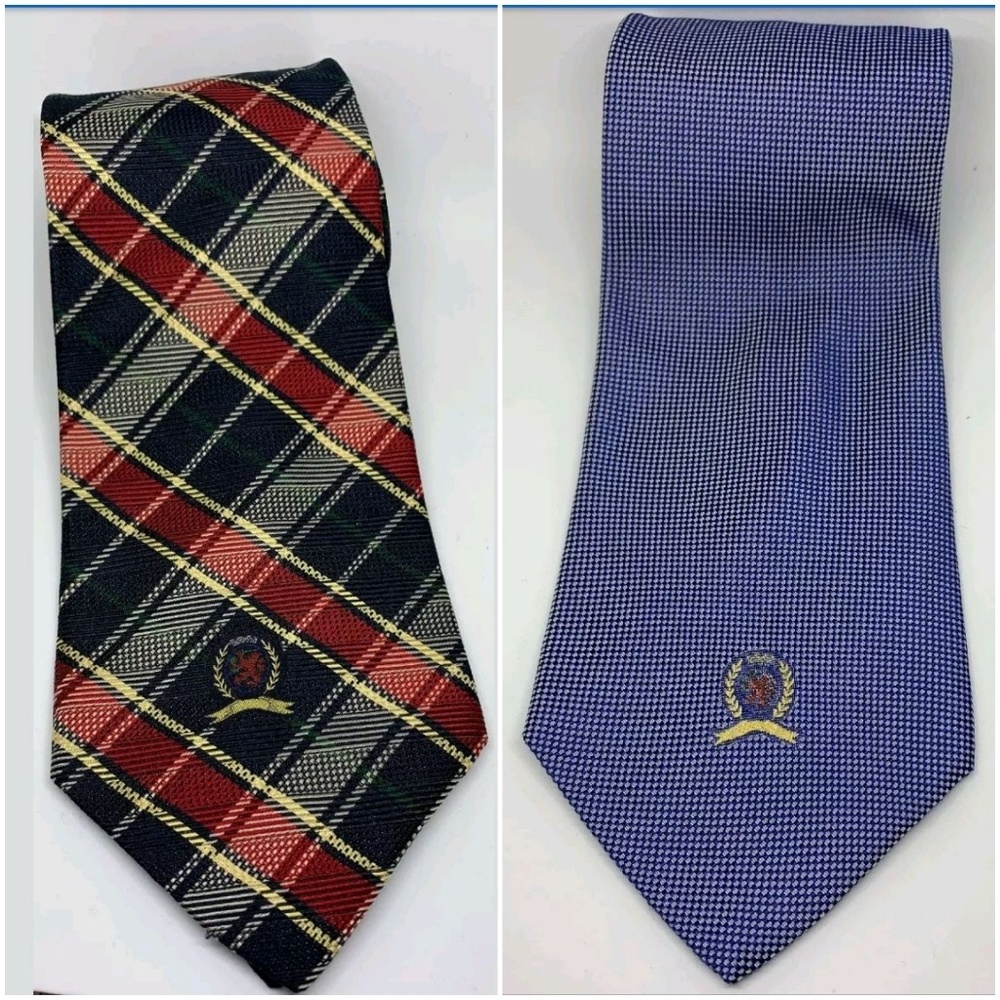 Tommy Hilfiger Mens Neckties Set of 2
